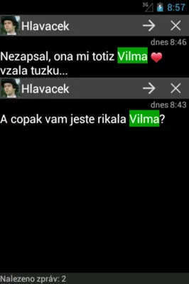 Oskárek SMS android App screenshot 1